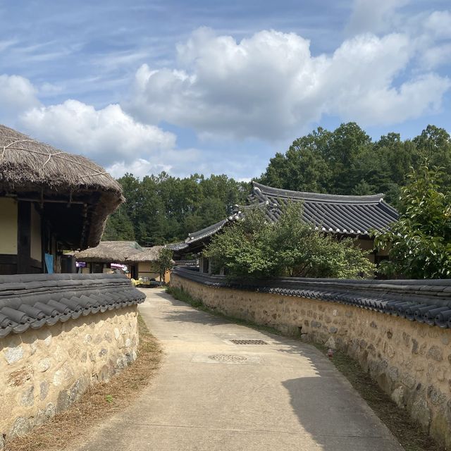 영주 무섬마을안 초가카페