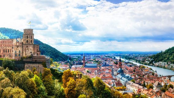 Germany Frankfurt + Heidelberg + Rudesheim + Rhine Valley one-day tour