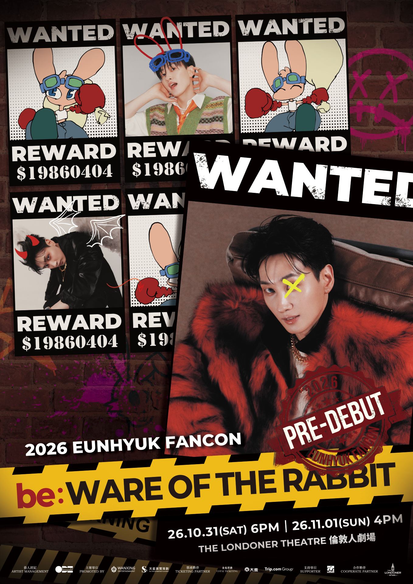 Macau | 2026 EUNHYUK PRE-DEBUT FANCON ‘be: WARE OF THE RABBIT’ in MACAO | Macau Londoner Theatre