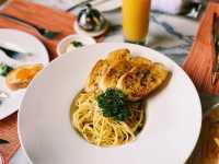 Yummy lunch in Crowne 