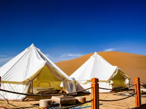 Dunhuang Mingsha Mountain Desert Camping Luxury Base