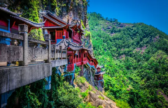 大慈巖風景區下山旱滑道票