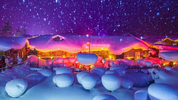 中國雪鄉一日遊【Vip8人團●雪地摩托冰雪畫廊●贈馬拉爬犁】