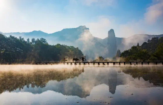 仙都景區包車遊岩宕書房+朱潭山+小赤壁+河陽古民居無門票