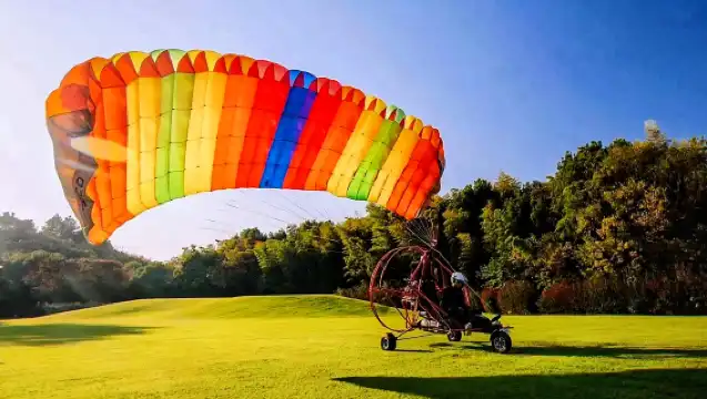 杭州千島湖天翔動力傘基地動力傘飛行體驗【專業教練帶飛/可選親子飛】