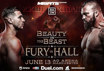 Misfits Boxing拳擊賽：Fury 對陣 Hall | 曼徹斯特競技場