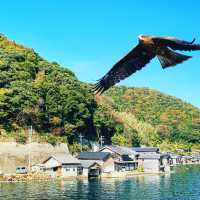 京都　伊根の舟屋