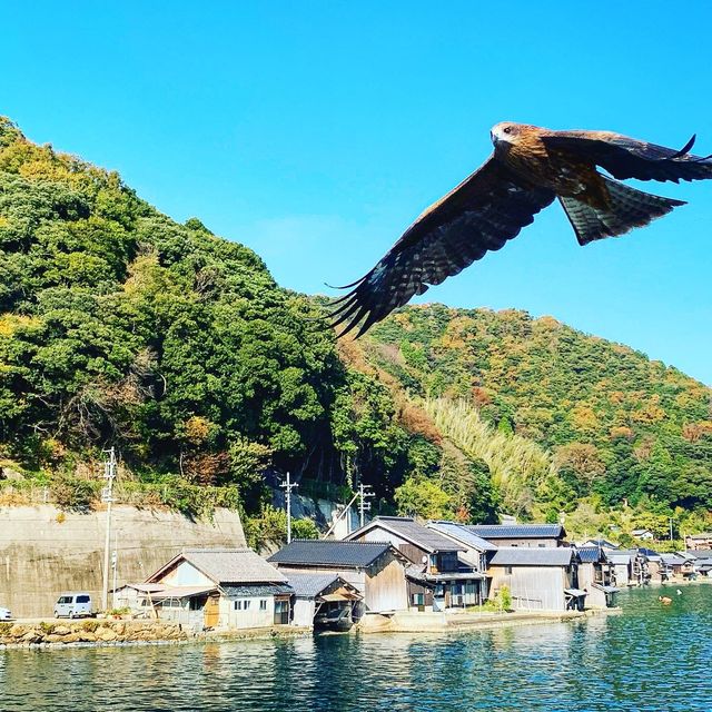 京都　伊根の舟屋