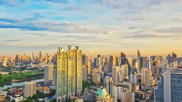 Skyline View, Bangkok, Thailand