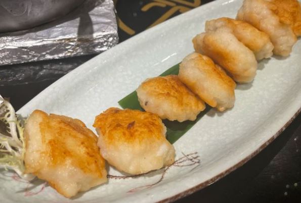 香煎手打墨鱼饼
