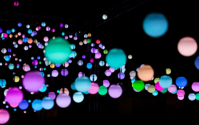 Canary wharf winter lights | 런던