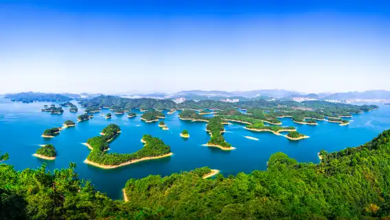 千島湖中心湖區+梅峰島+月光島+西南湖區一日遊【夢想號遊船】