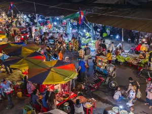 Nachtmarkt von Phnom Penh