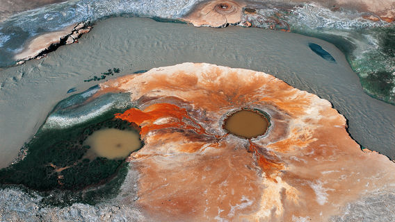 Muji Wetland Mud Volcano Group