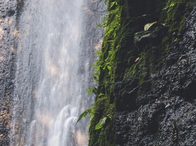 Hidden waterfall near Jakarta