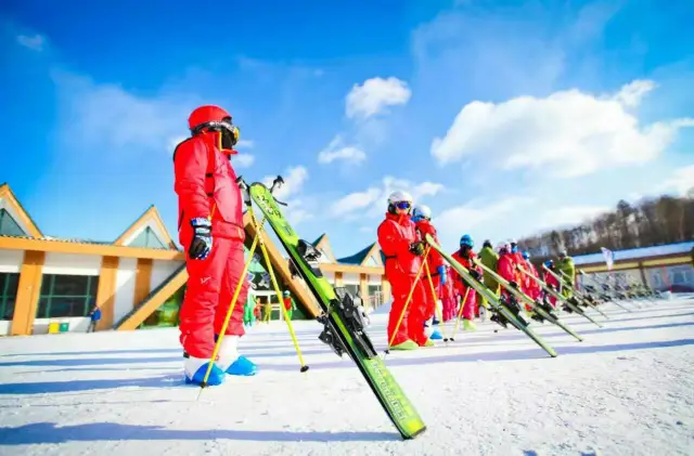 Snow Sledding in Mudanjiang