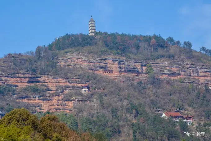 天台山赤城風景區樑妃塔