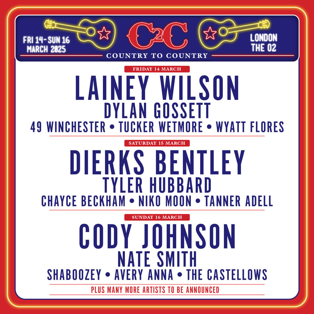 C2C Country to Country 2025 | The O2