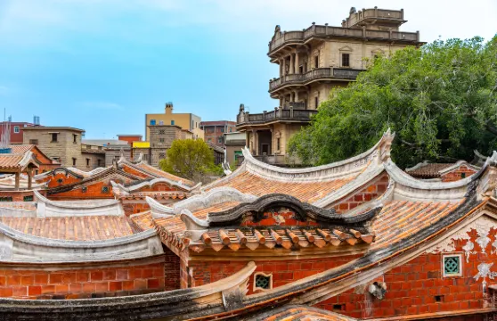 晉江梧林傳統村落德越館南音+掌中木偶演出+閩南傳統功夫茶套餐4人