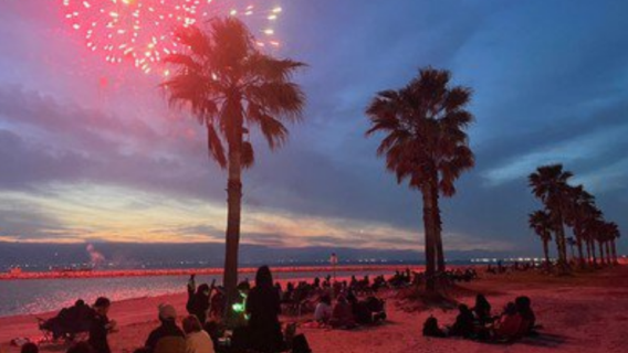 Tokoname Rinku Beach Sunset Fireworks Festival