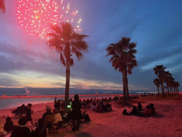 Tokoname Rinku Beach Sunset Fireworks Festival | Tokoname