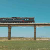 Feel like Japan ทางรถไฟลอยน้ำบ้านโคกสลุง