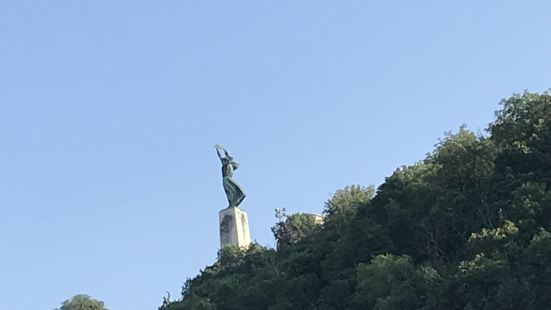 自由山位于匈牙利布达佩斯的布达一侧，因山顶的自由女神雕塑而得