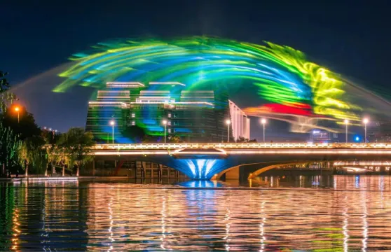 如意湖景區夜間航班票小童