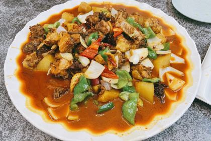 小白餐饮香来手抓羊肉美食烧烤城