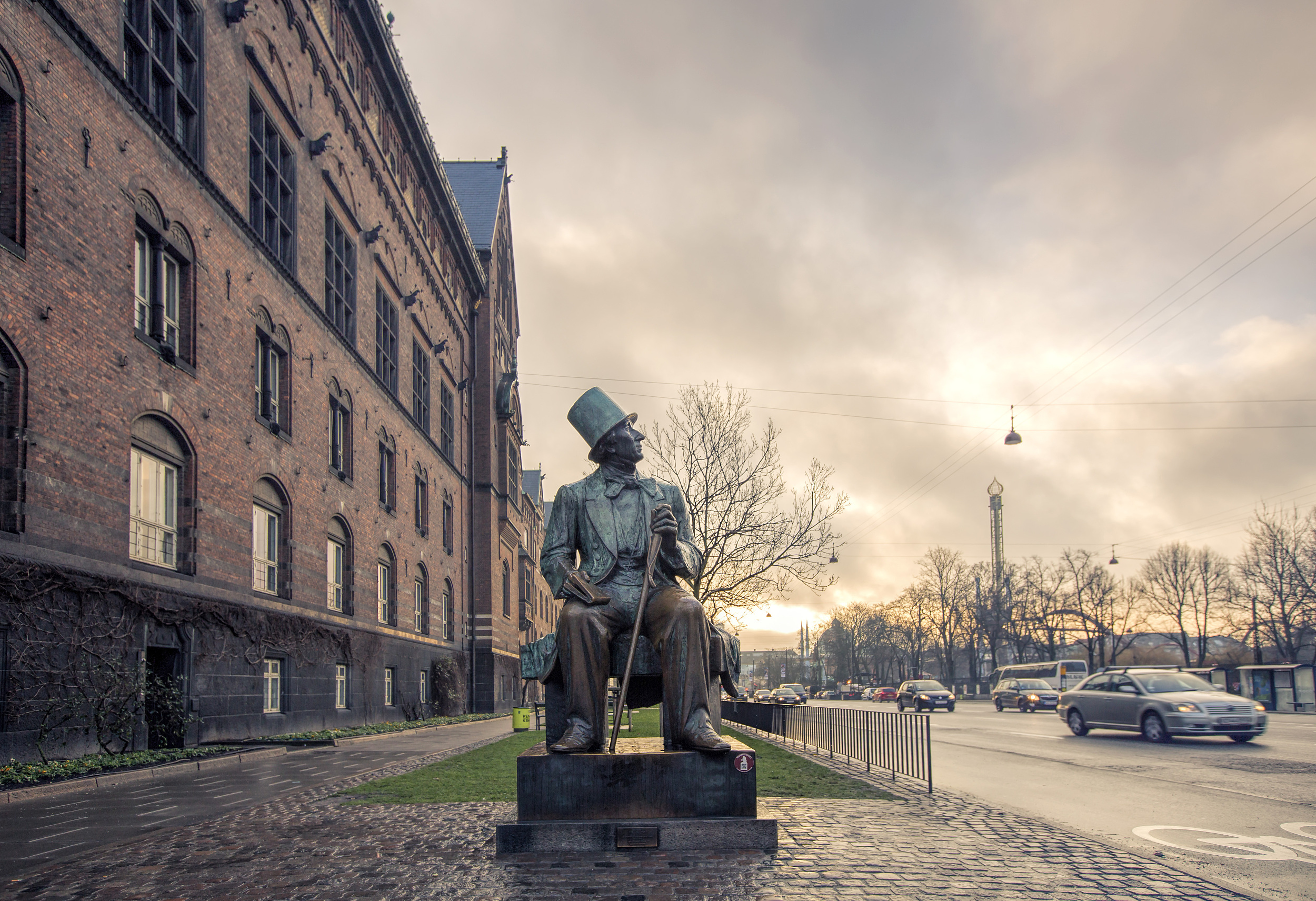 The Statue of H.C. Andersen at the City Square