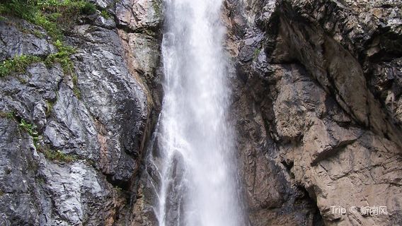 nan shan xi bai yang gou feng jing qu - shen bu la ke pu bu