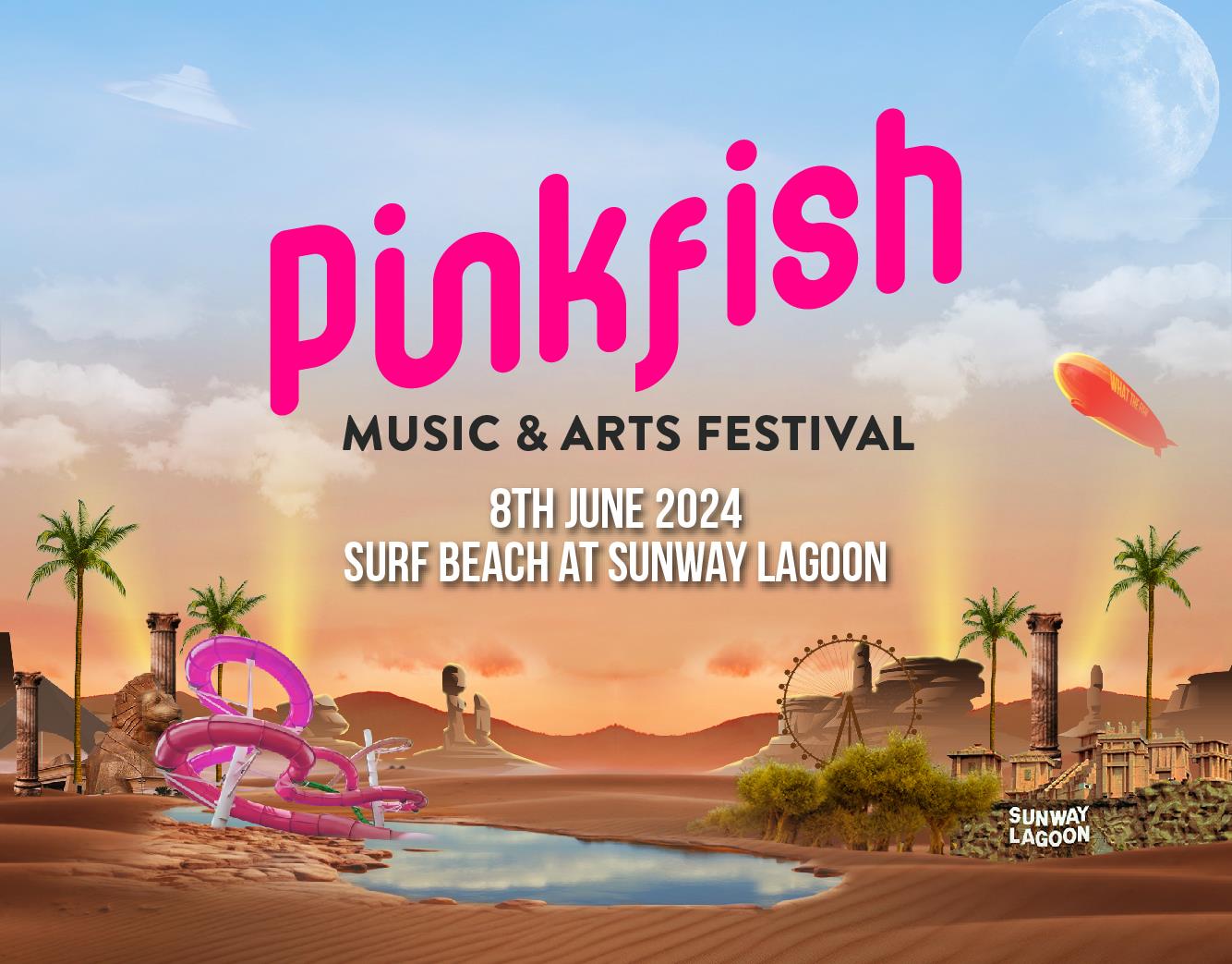 Pinkfish Music & Arts Festival 2024 | Sunway Lagoon Theme Park