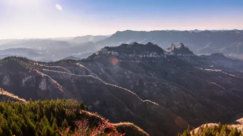 Qi Mountain Scenic Area attraction in Zibo