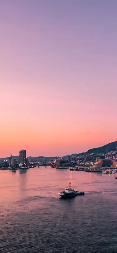 주차 시설을 갖춘 일본 나가사키 현 호텔