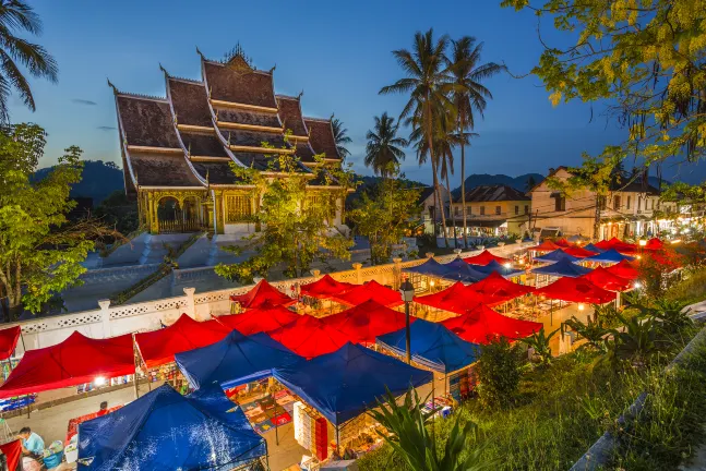 Lyx-hotell i Louang Prabang