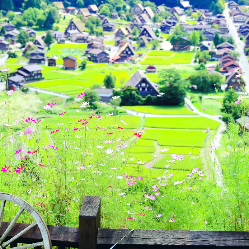 荻町城跡展望台
