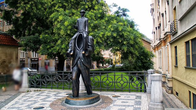 Statue of Franz Kafka