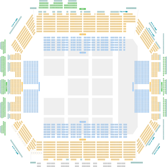 Eve仙台演唱會2025 | 座位圖