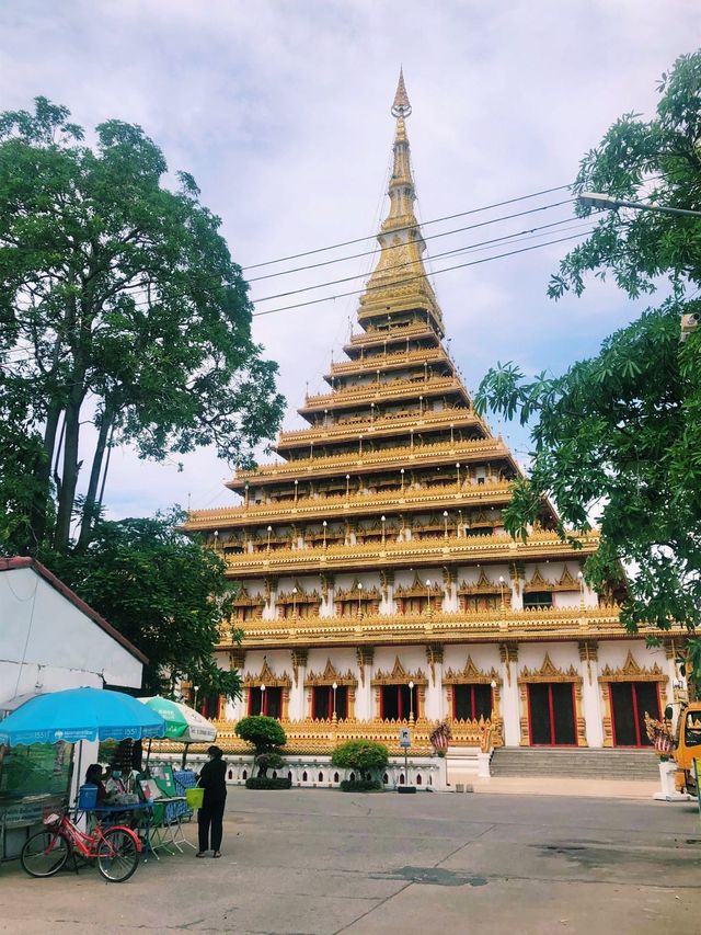 Iconic Buddhist temple in Khon Kaen