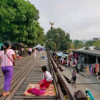 สะพานมอญ สะพานไม้ที่ยาวที่สุดในประเทศไทย
