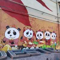 Adorable pandas in Chengdu
