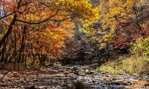 Guan Men Shan Valley Scenery