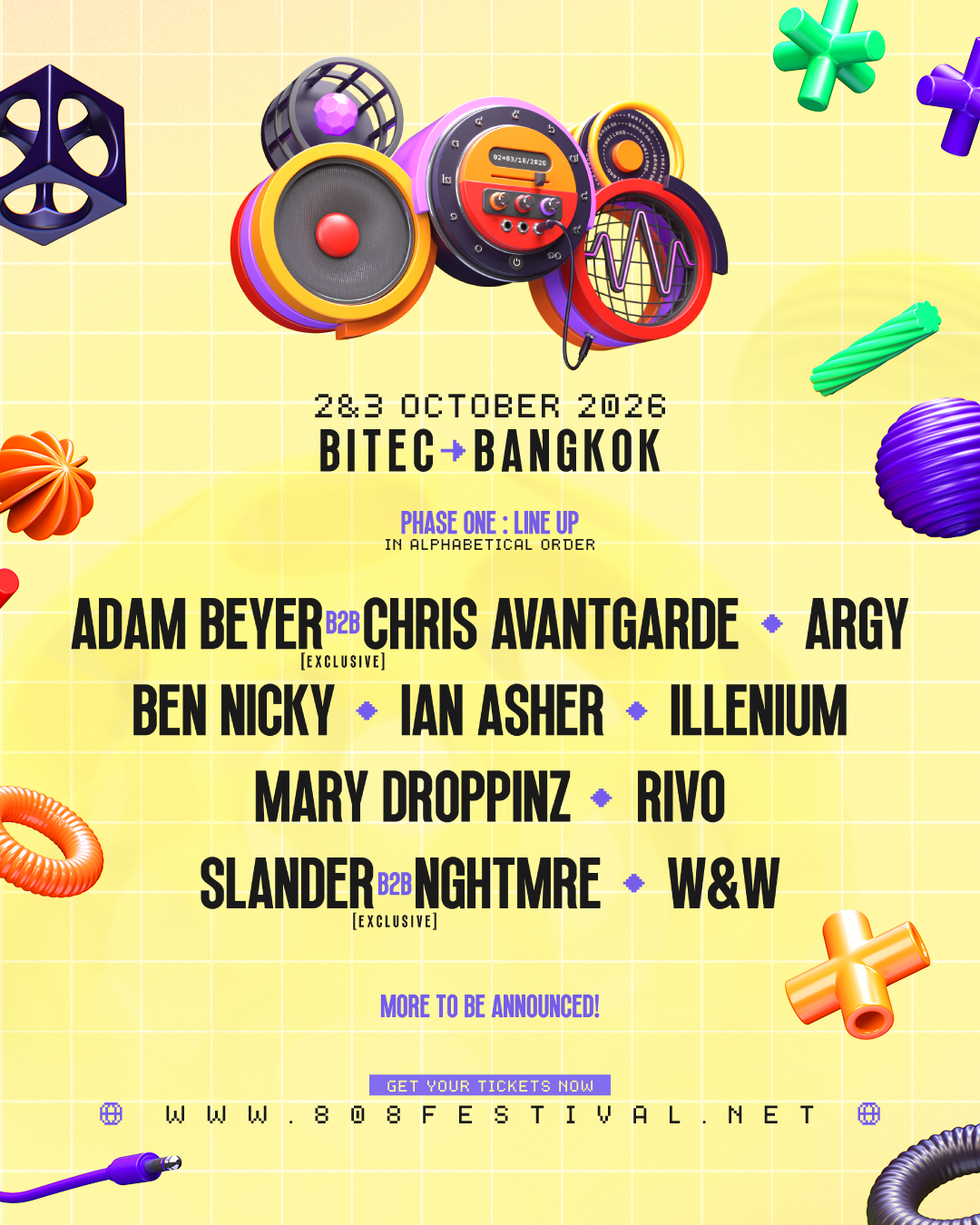 Bangkok | 808 Festival 2026 | Lido Connect