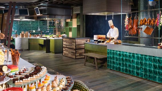 Gastronomiegutschein für das Buffet im Grand Lisboa Palace Resort in Macau