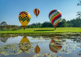 Hot Air Balloon Flight Experience in the Botanical Garden of the Chinese Academy of Sciences
