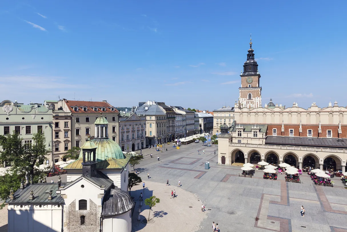 3_Krakow's Rynek Glowny Central Square