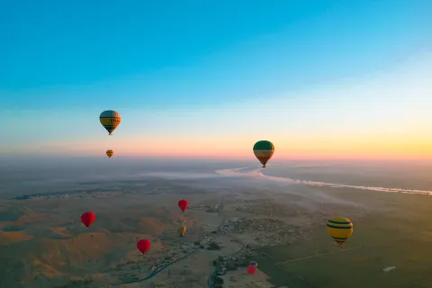 Hot Air Ballooning in Luxor