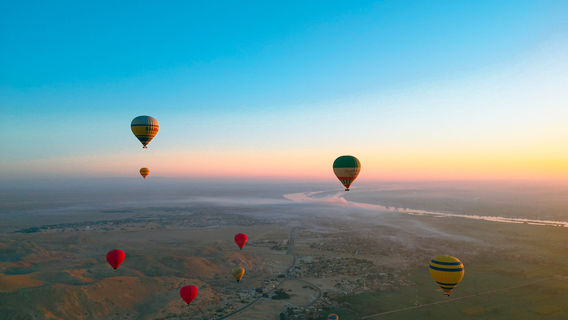 Hot Air Ballooning in Luxor