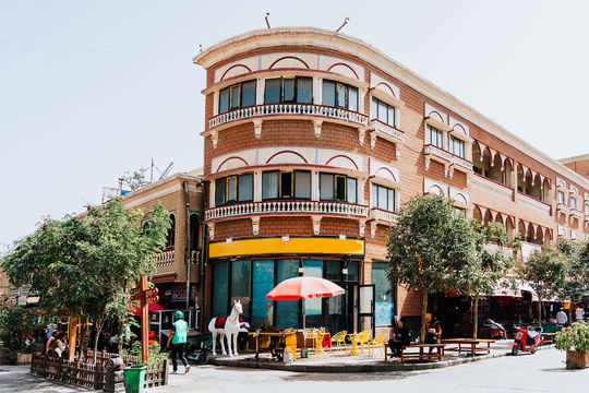 Kazanchi Street in the Old City Scenic Area