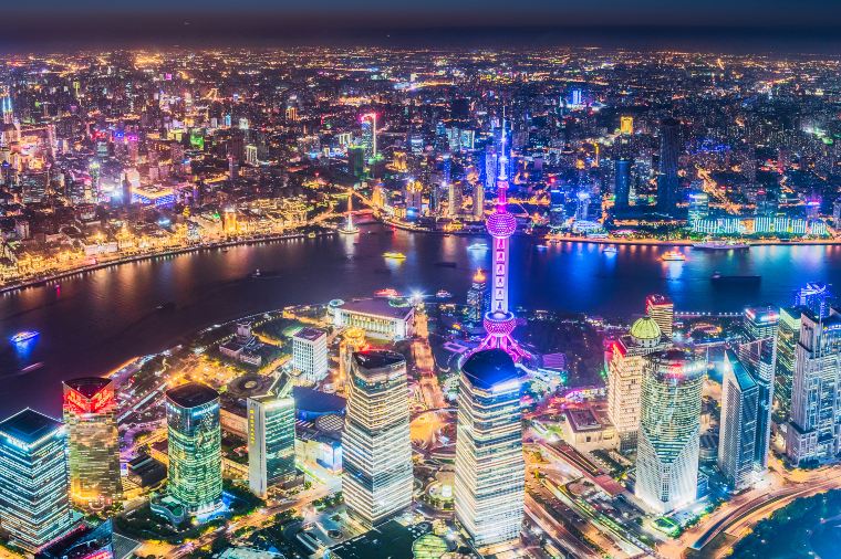 陸家嘴の超高層ビル群